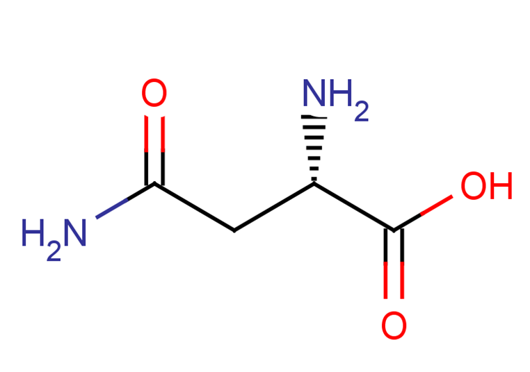 L-Asparagine Chemical Structure