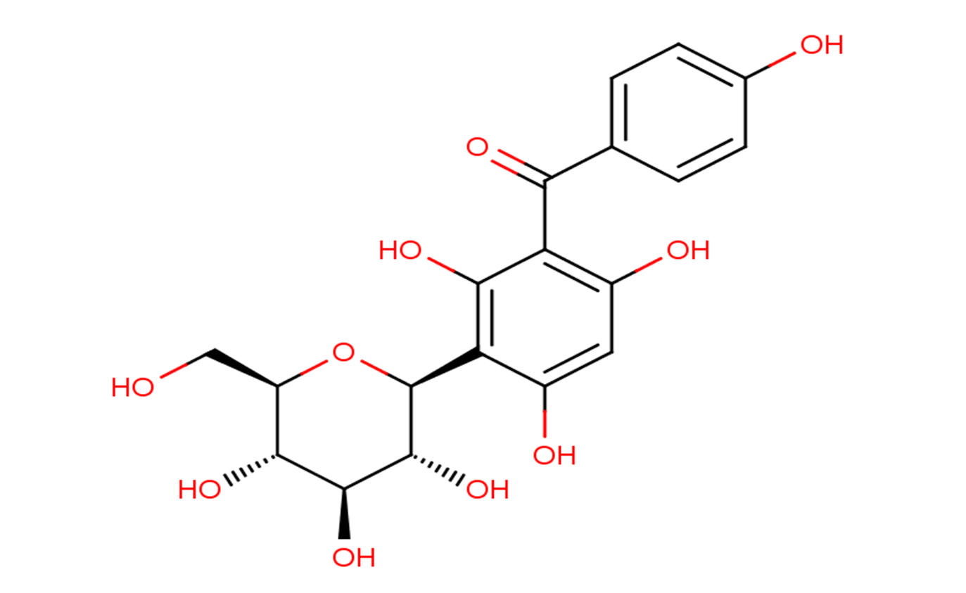 Iriflophenone 3-C-glucoside Chemical Structure