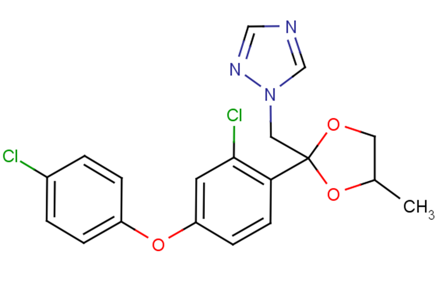 Difenoconazole Chemical Structure