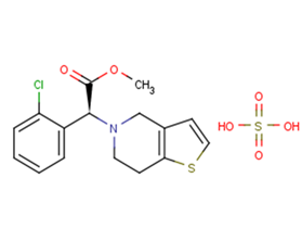 Clopidogrel hydrogen sulfate Chemical Structure