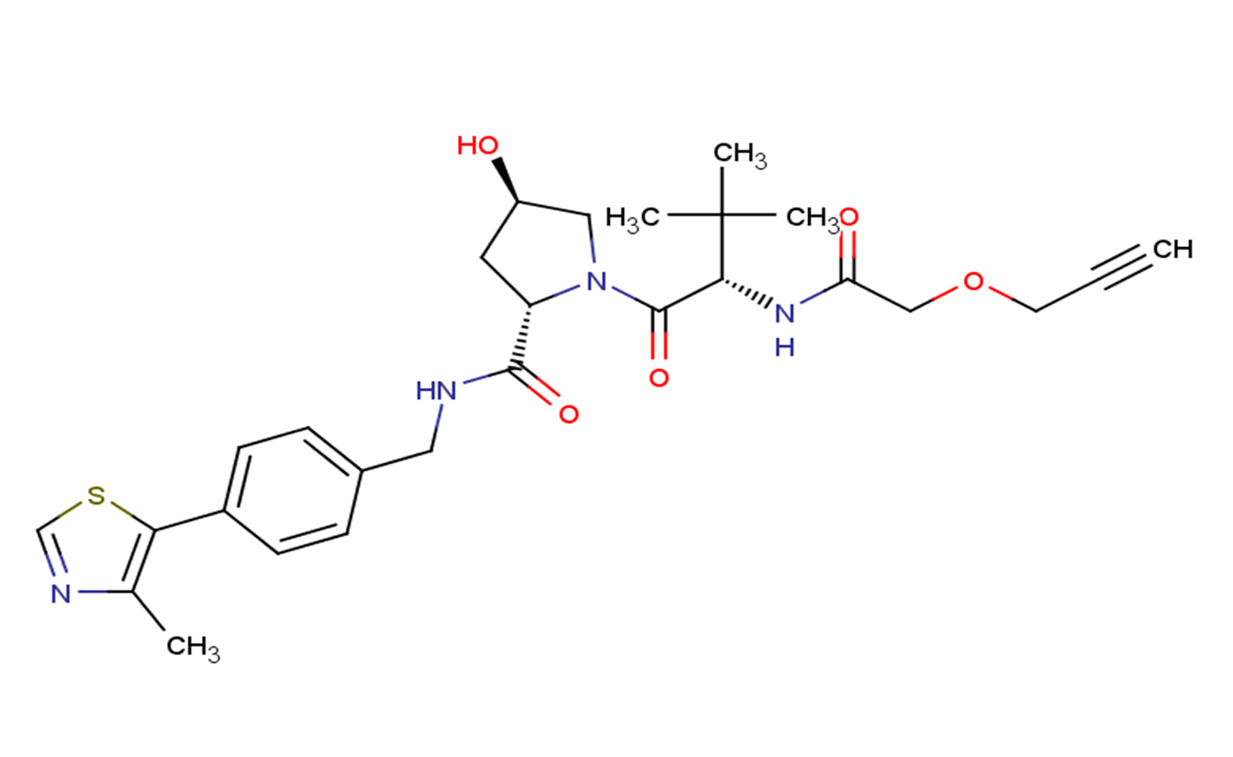 (S,R,S)-AHPC-propargyl Chemical Structure