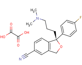 Escitalopram Oxalate Chemical Structure