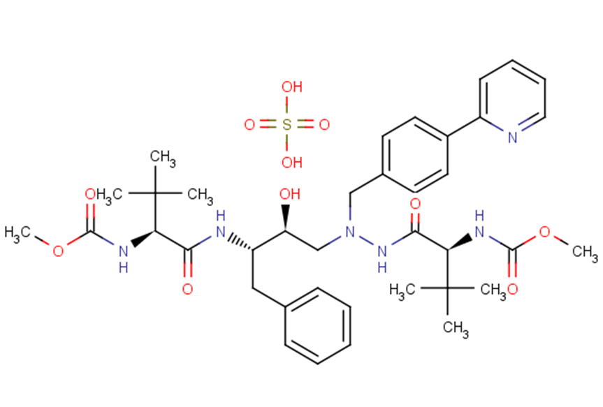 Atazanavir sulfate Chemical Structure
