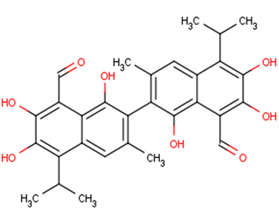 Gossypol Chemical Structure