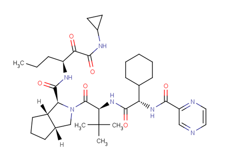 Telaprevir Chemical Structure