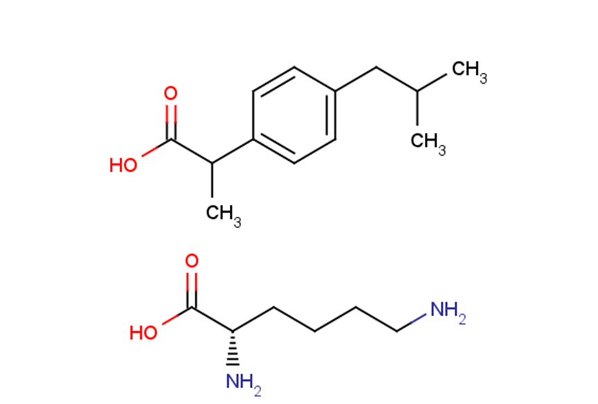 Ibuprofen Lysine Chemical Structure
