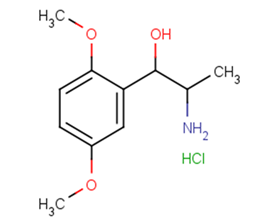 Methoxamine hydrochloride Chemical Structure