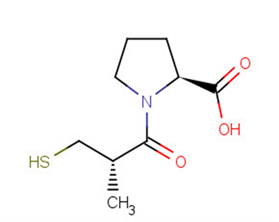 Captopril Chemical Structure