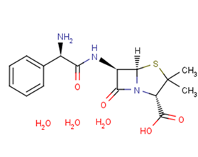 Ampicillin Trihydrate Chemical Structure