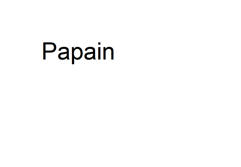 Papain Chemical Structure