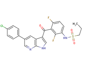 Vemurafenib Chemical Structure