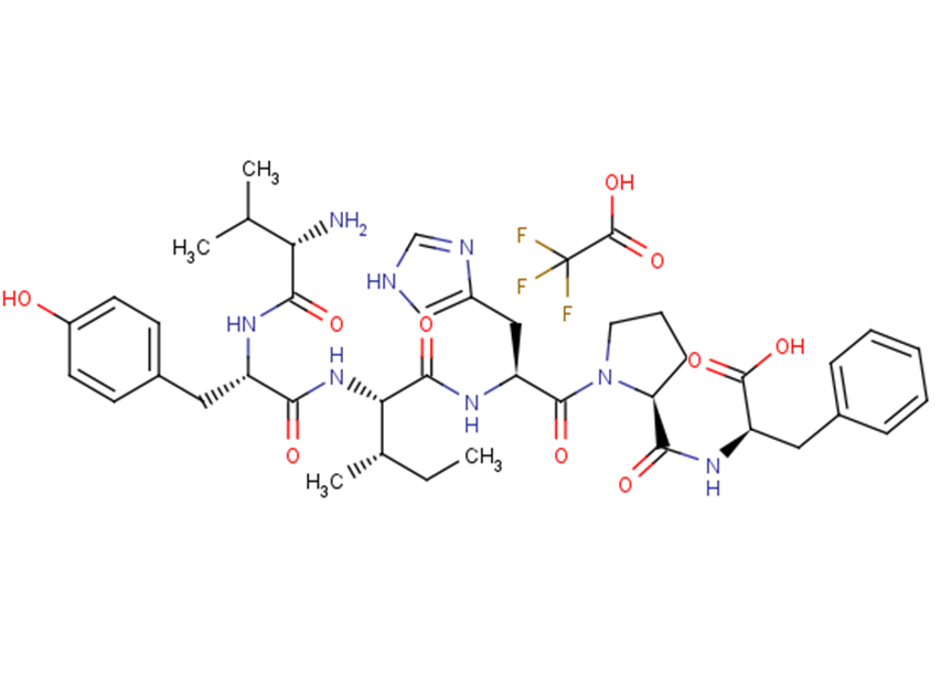 Angiotensin II (3-8), human TFA Chemical Structure