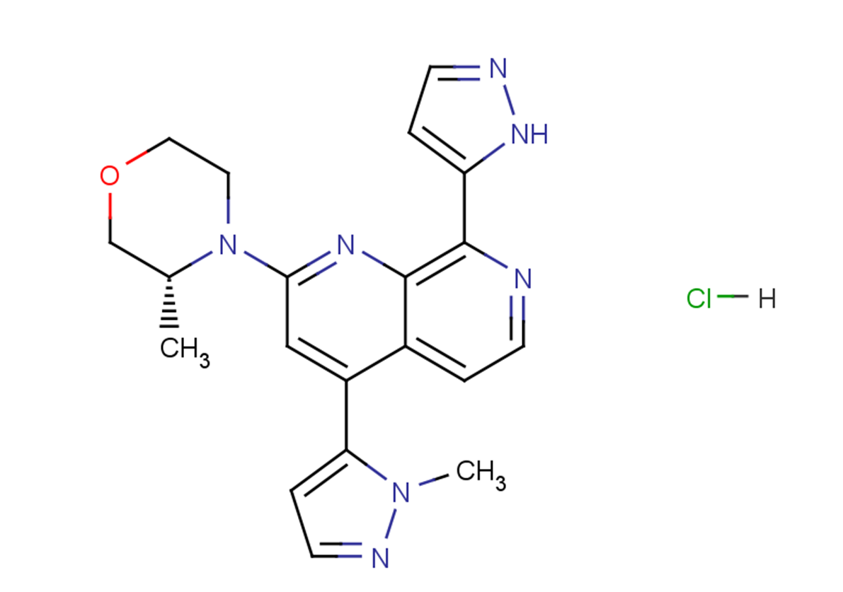 Elimusertib hydrochloride(1876467-74-1 free base)