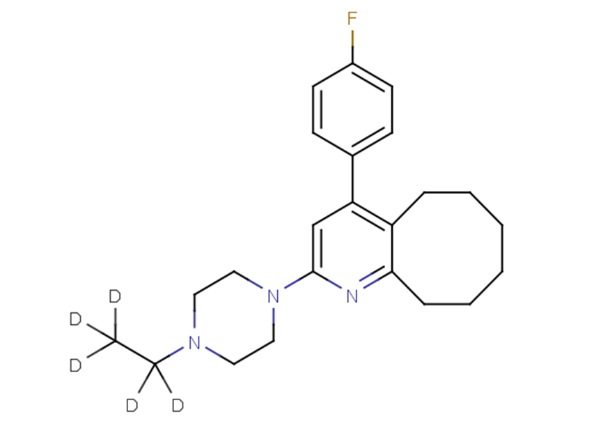 Blonanserin D5 Chemical Structure