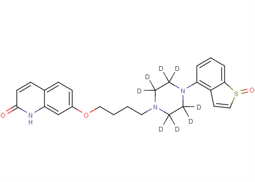 Brexpiprazole S-oxide D8 Chemical Structure