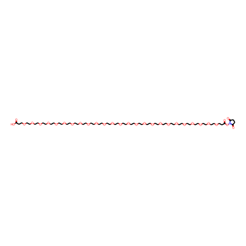 Acid-PEG25-NHS ester Chemical Structure