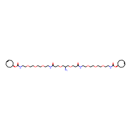 Amino-bis-PEG3-TCO Chemical Structure