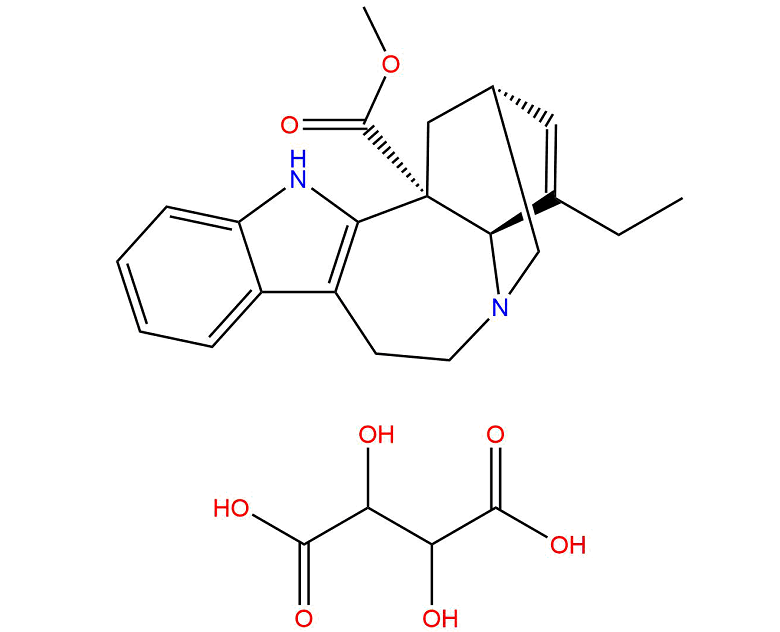 Catharanthine Tartrate(2468-21-5(free base)) Chemical Structure