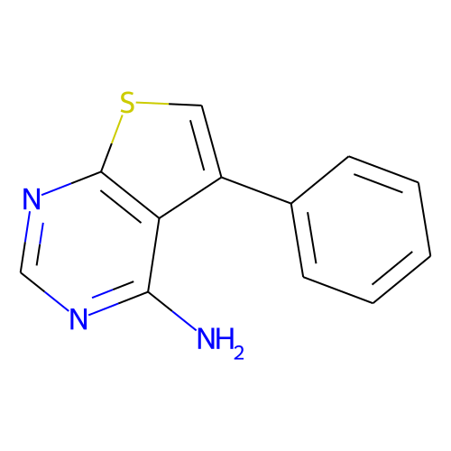 5-phenylthieno[2,3-d]pyrimidin-4-amine Chemical Structure