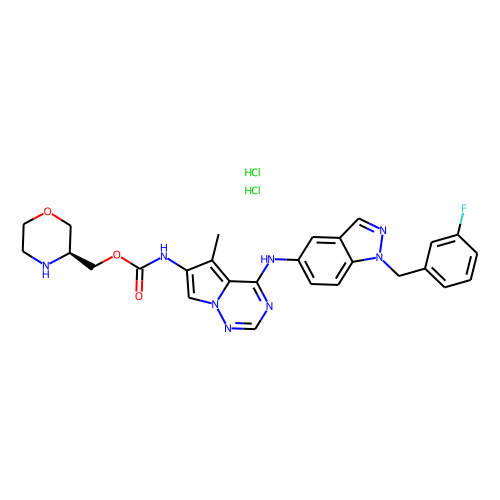 BMS 599626 2HCl (873837-23-1(HCl)) Chemical Structure