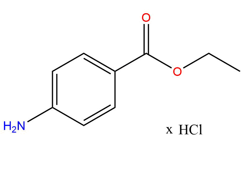 Benzocaine xHCl(94-09-7(free base)) Chemical Structure