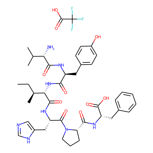 ANGIOTENSIN IV TFA(12676-15-2(free base)) Chemical Structure