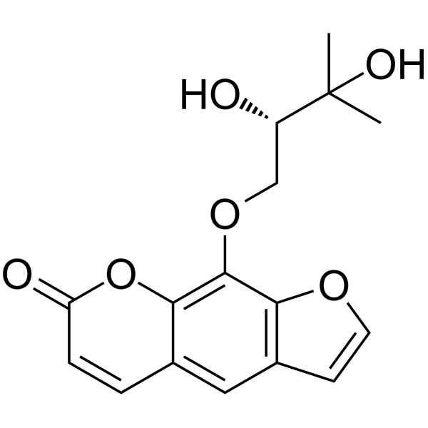 (-)-Heraclenol Chemical Structure
