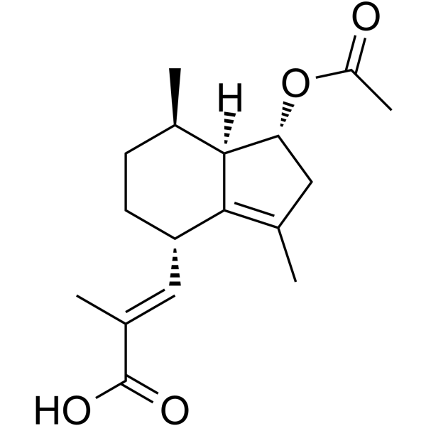 ACETOXYVALERENIC ACID Chemical Structure