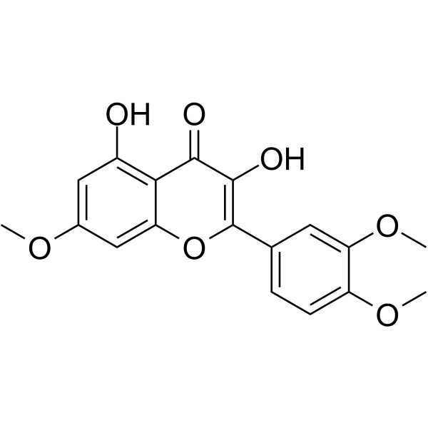 3',4',7-Trimethoxyquercetin Chemical Structure