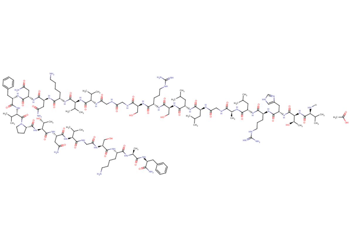 HCGRP-(8-37) acetate Chemical Structure