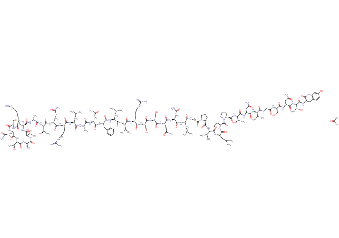 Amylin, amide, rat acetate(124447-81-0,free base) Chemical Structure