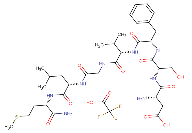 Neurokinin A(4-10) TFA(97559-35-8 free base) Chemical Structure