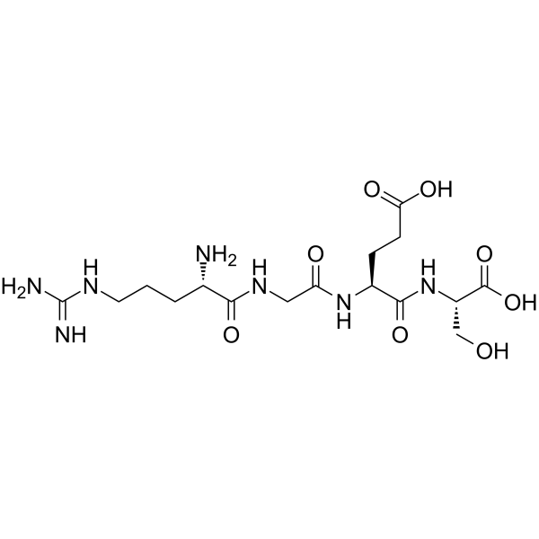 Arg-Gly-Glu-Ser Chemical Structure