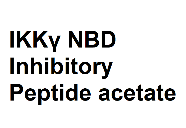 IKKγ NBD Inhibitory Peptide acetate Chemical Structure