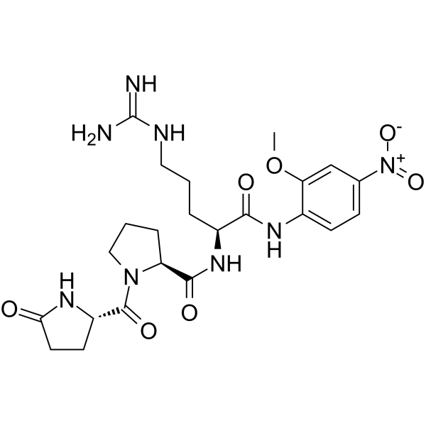 pGlu-Pro-Arg-MNA Chemical Structure