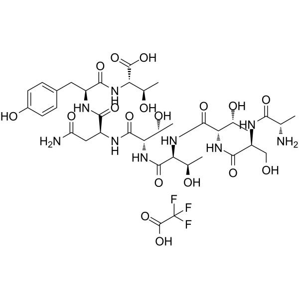 Peptide T TFA Chemical Structure