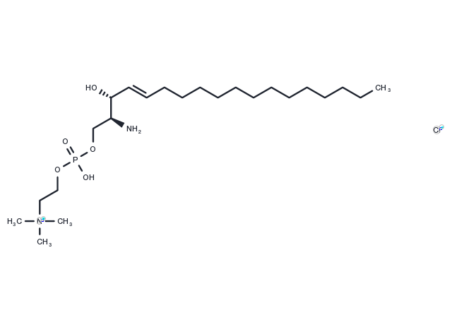 Sphingosine phosphorylcholine Chemical Structure