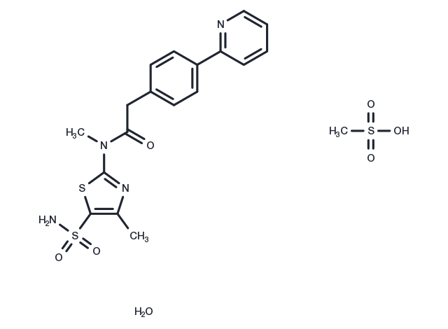 Pritelivir mesylate hydrate Chemical Structure