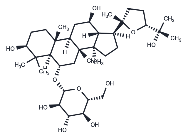 Pseudoginsenoside RT5 Chemical Structure