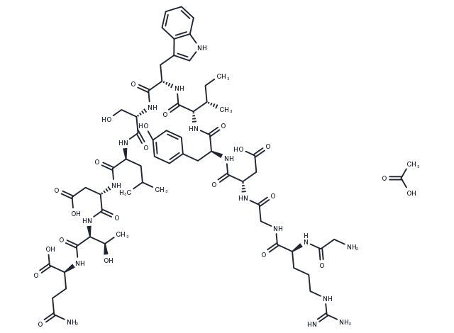 Oligopeptide-68 Acetate Chemical Structure