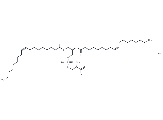 1,2-Dioleoyl-sn-glycero-3-phospho-L-serine sodium Chemical Structure
