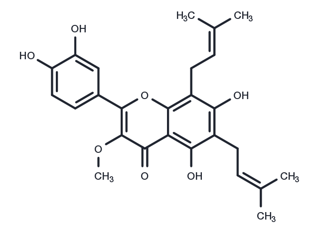 Broussoflavonol B Chemical Structure