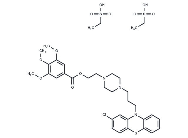 Methophenazine diethanesulfonate Chemical Structure