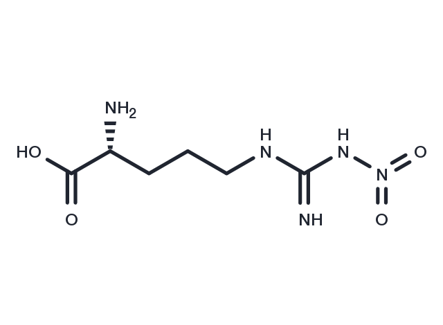 N'-Nitro-D-arginine Chemical Structure