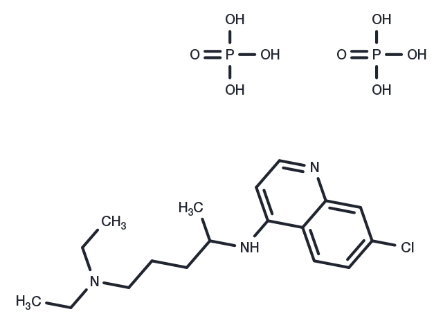 Chloroquine phosphate Chemical Structure