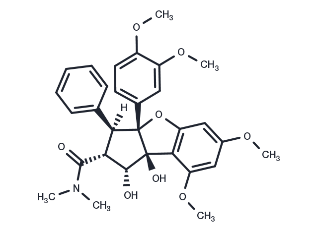 3'-Methoxyrocaglamide Chemical Structure