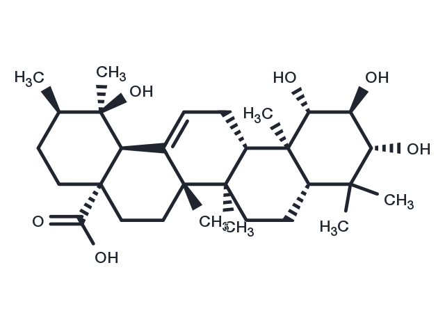 1,2,3,19-Tetrahydroxy-12-ursen-28-oic acid