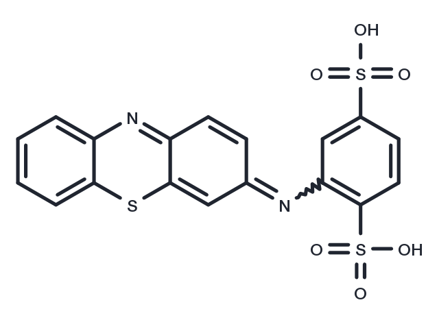 3-(2',5'-Disulfophenylimino)-3H-phenothiazine Chemical Structure