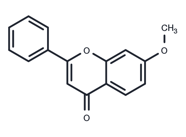 7-Methoxyflavone Chemical Structure