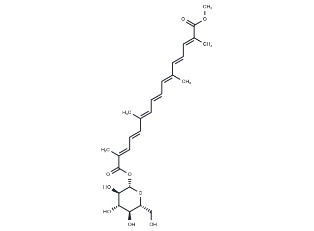 Crocin-4 Chemical Structure